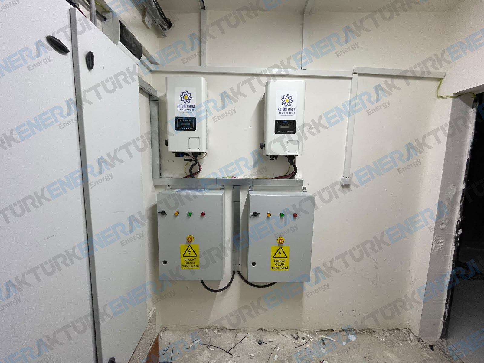 Ankara Altındağ Gümüş İnşaat Çatı GES 30 kWp - 1. fotoğraf
