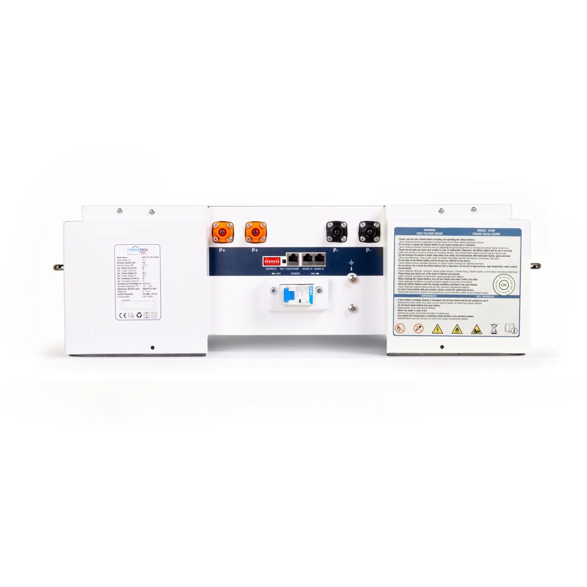TommaTech Modüler Seri 51,2 V 102 Ah G2 Lityum Batarya (5,22 kWh) – görsel 3
