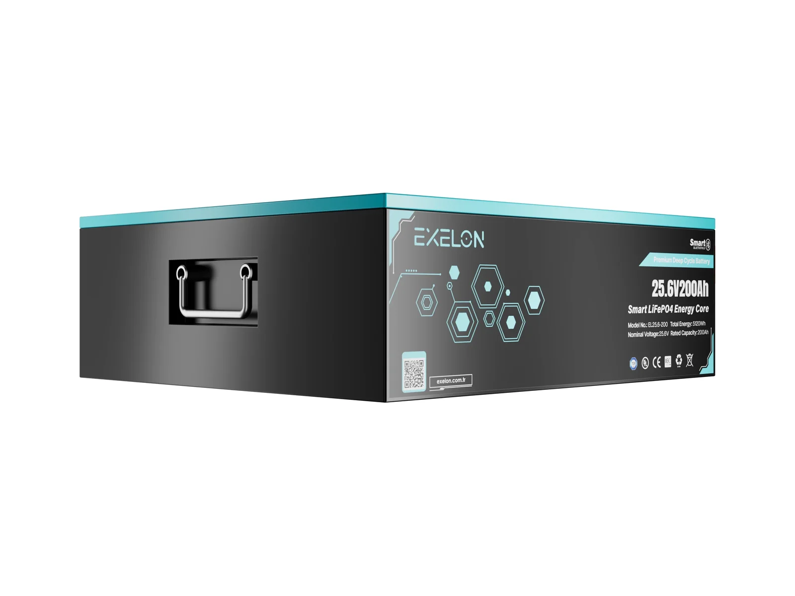 Exelon 25,6 V 200 Ah Smart LiFePO4 Lityum Akü