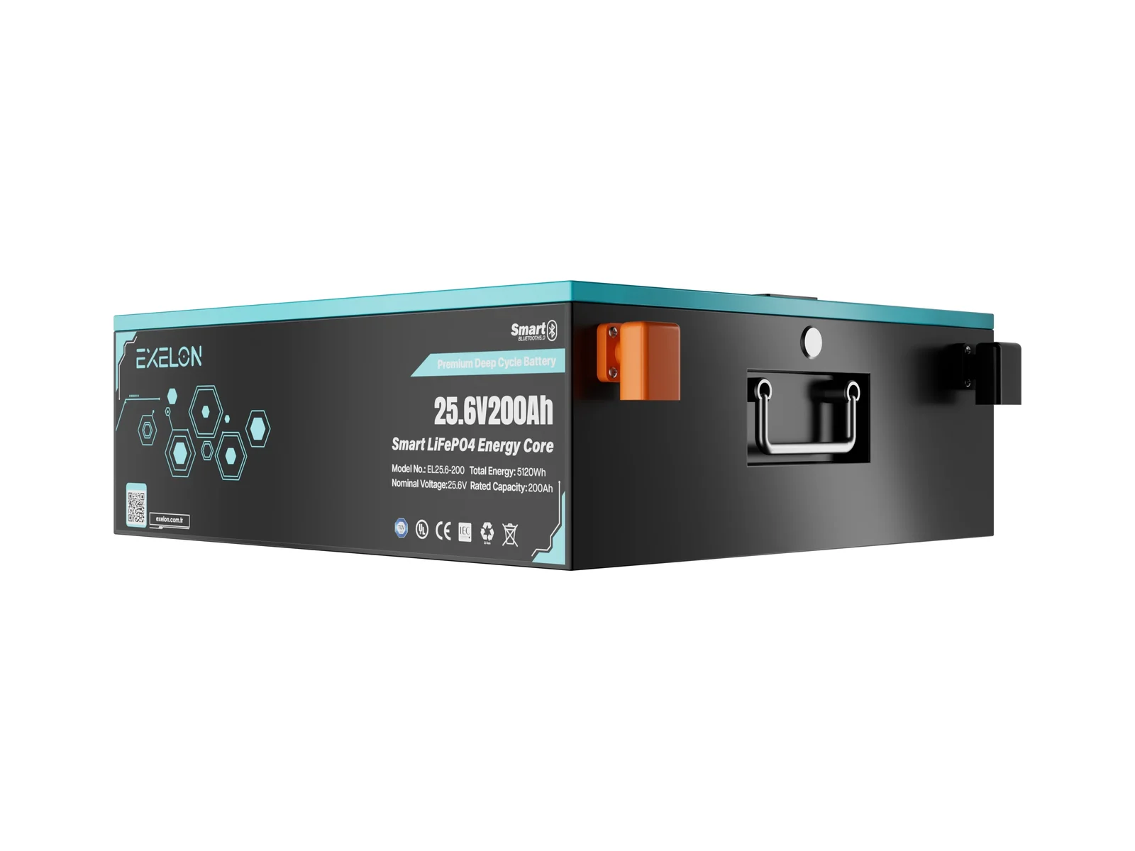 Exelon 25,6 V 200 Ah Smart LiFePO4 Lityum Akü – görsel 3