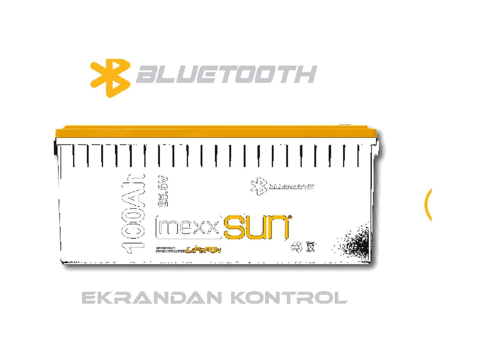 Mexxsun 25,6 V 100 Ah LiFePO4 Lityum Akü
