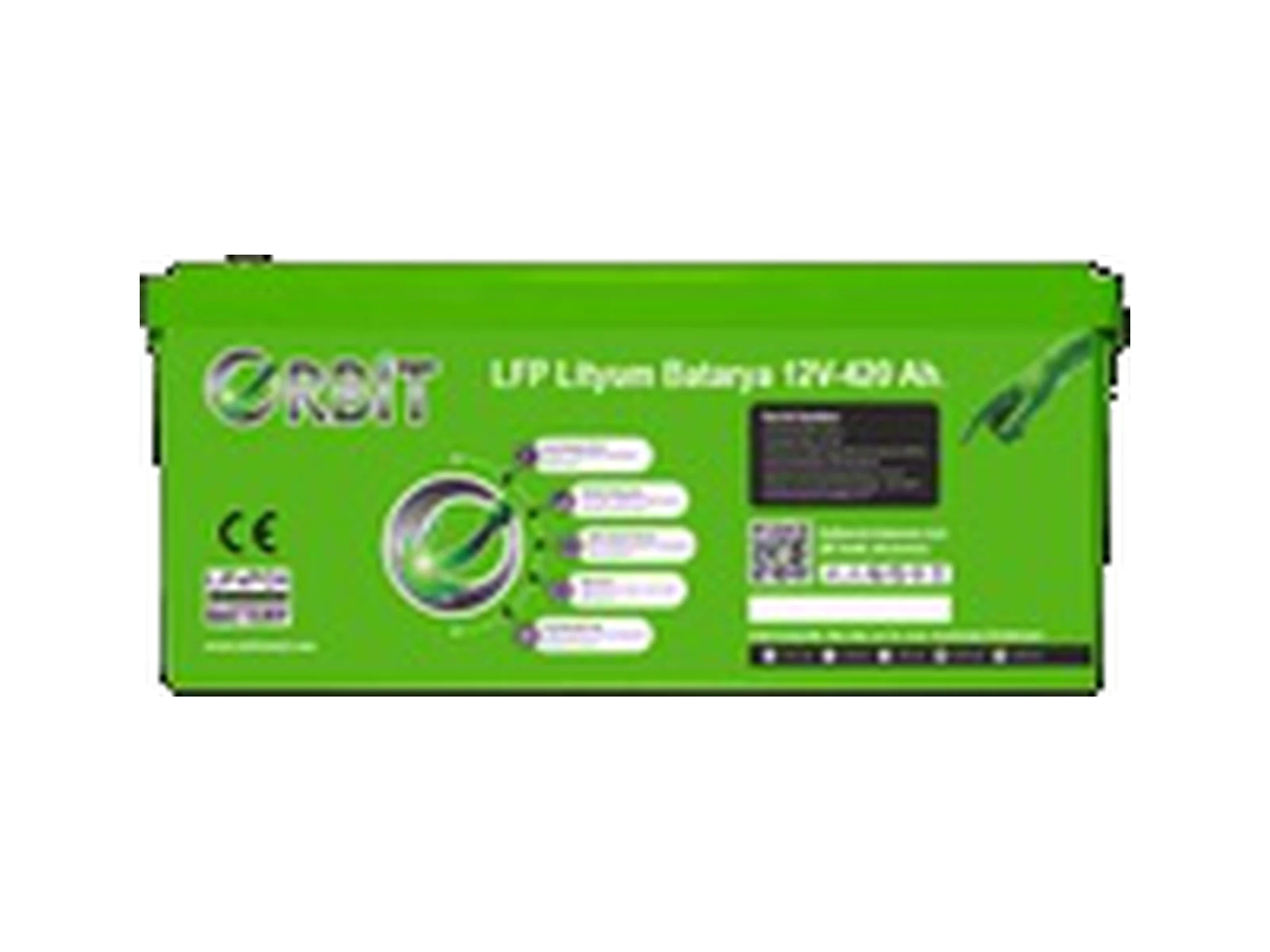 Orbit 12 V 420 Ah LiFePO4 Akü (ABS Kasa)