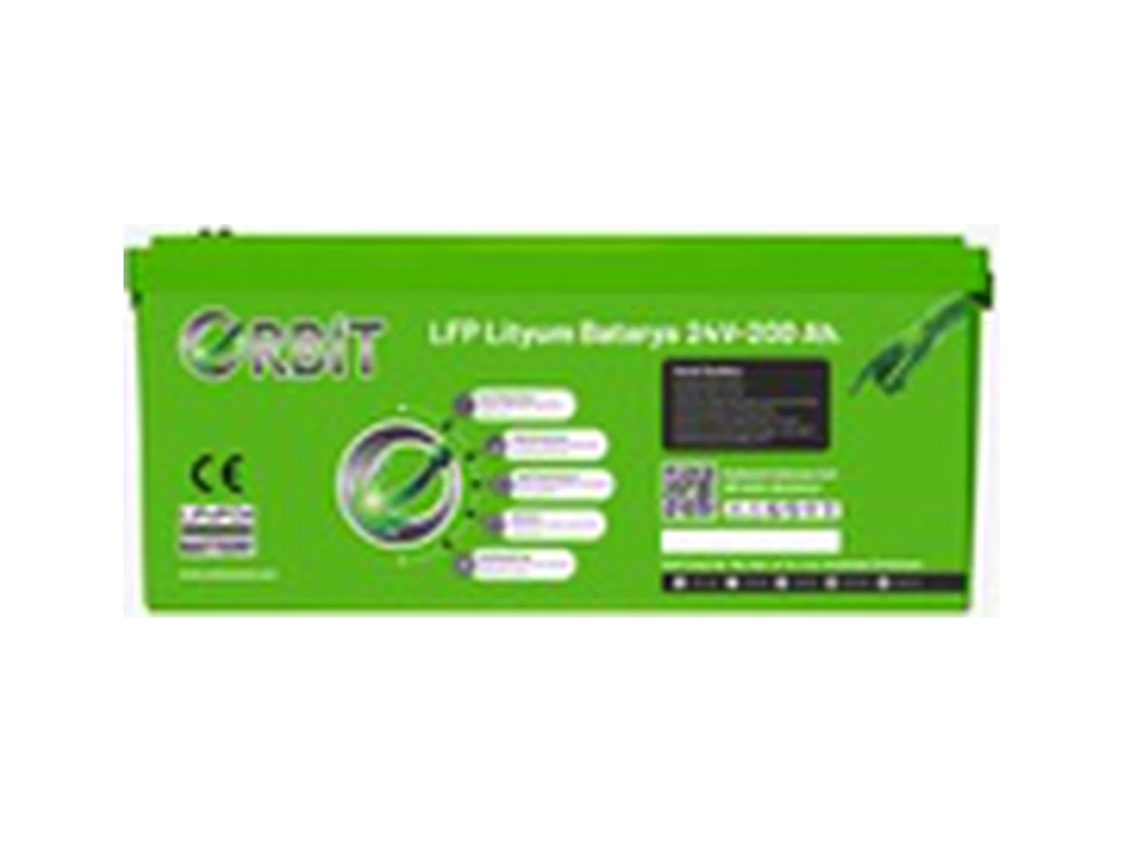 Orbit 24 V 210 Ah LiFePO4 Akü (ABS Kasa)