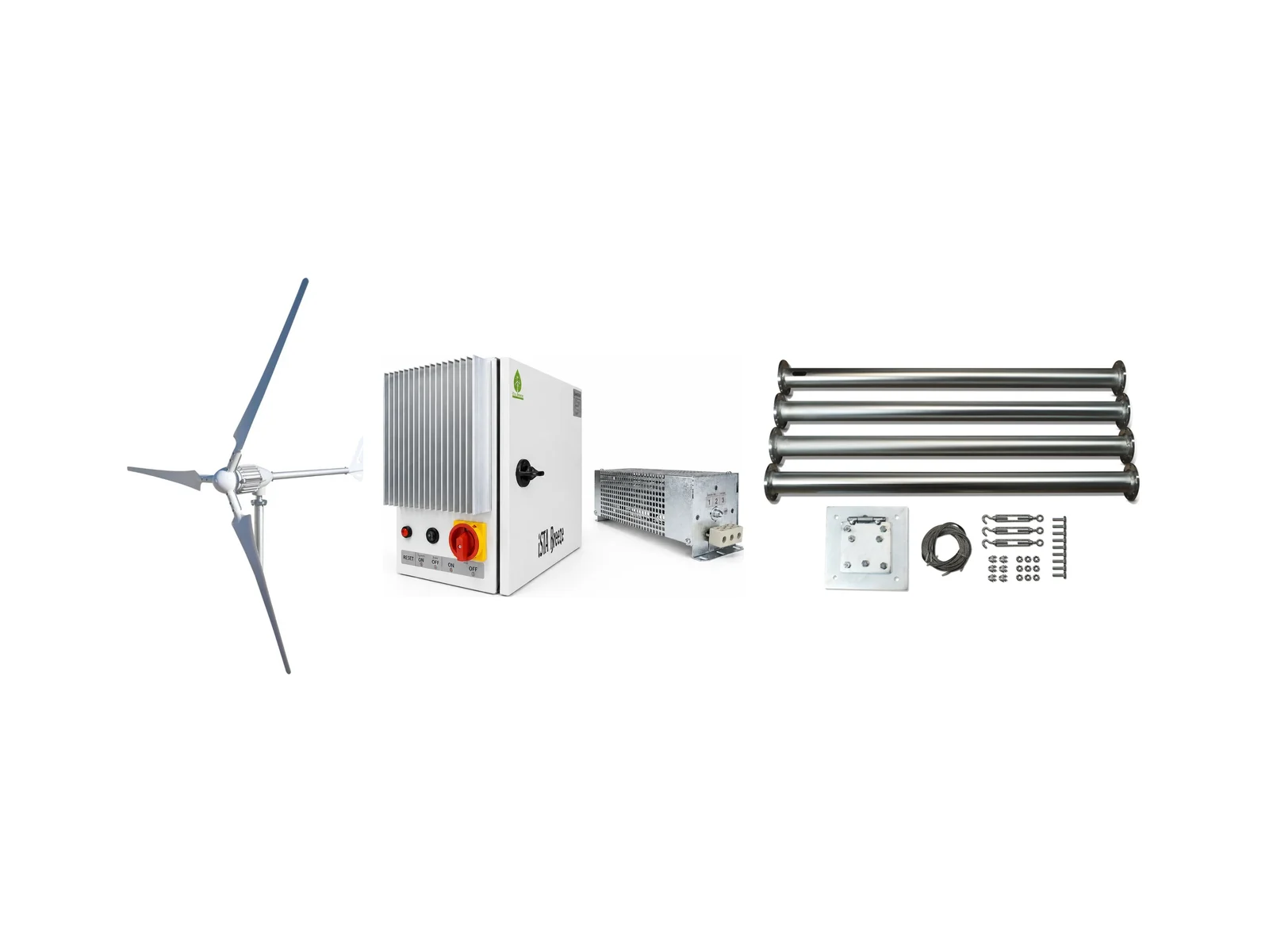 İsta Breeze i-1500 Rüzgar Türbini Seti: Türbin + Şarj Kontrol + Direk