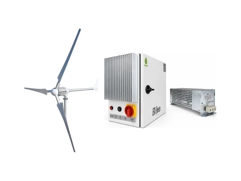 İsta Breeze i-1500 Rüzgar Türbini Seti: Türbin + Şarj Kontrol