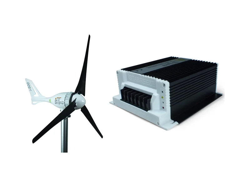 İsta Breeze i-500 Rüzgar Türbini Seti: Türbin + Şarj Kontrol