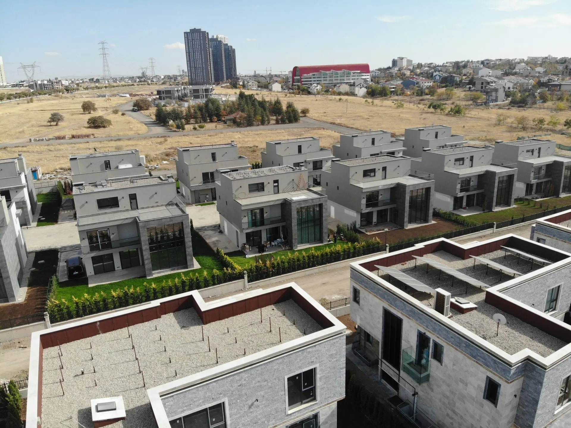 Ankara Beytepe La Perla Toplu Villa GES Projesi (80 kWp) - 1. fotoğraf