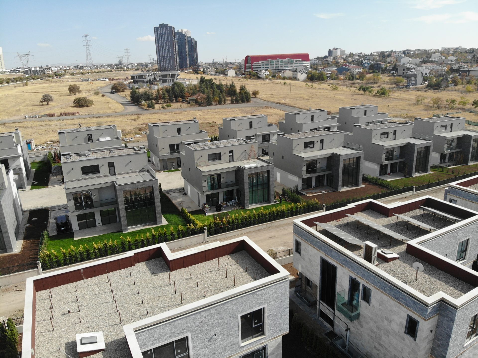 Ankara Beytepe La Perla Toplu Villa GES Projesi (80 kWp) - 1. fotoğraf