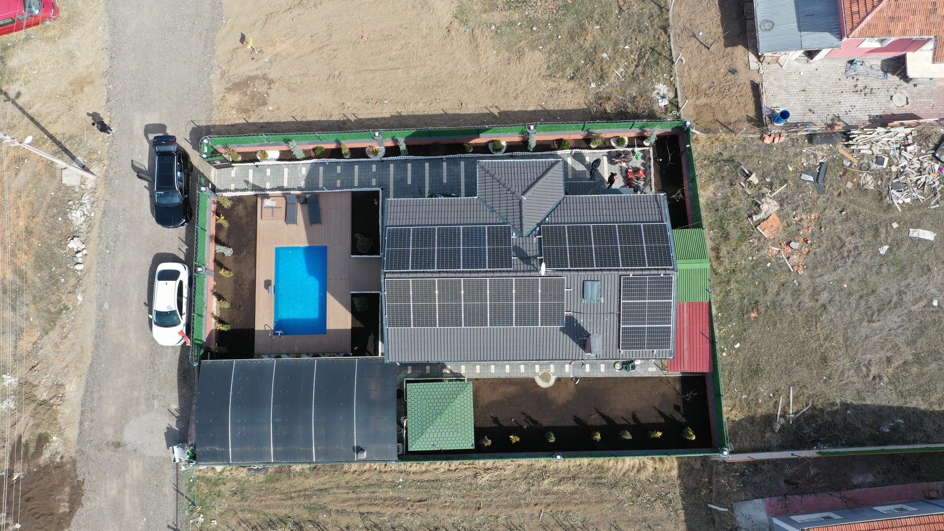 Ankara Çubuk 10 kW On-Grid Hibrit GES ve Batarya Projesi - 2. fotoğraf küçük resmi