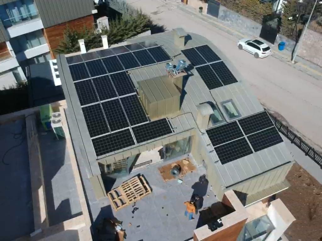 Ankara Beytepe Angora Evleri 12 kWp On-Grid GES Projesi - 3. fotoğraf küçük resmi