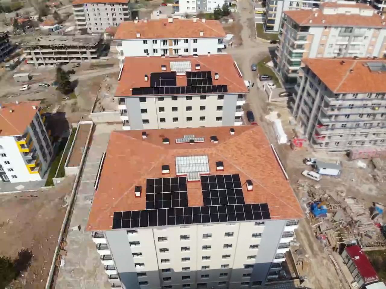 Ankara Altındağ MSN Grup İnşaat İskan İçin Çatı GES Projesi - 3. fotoğraf küçük resmi