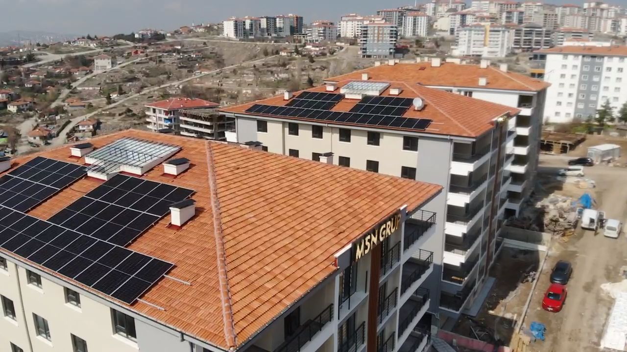 Ankara Altındağ MSN Grup İnşaat İskan İçin Çatı GES Projesi
