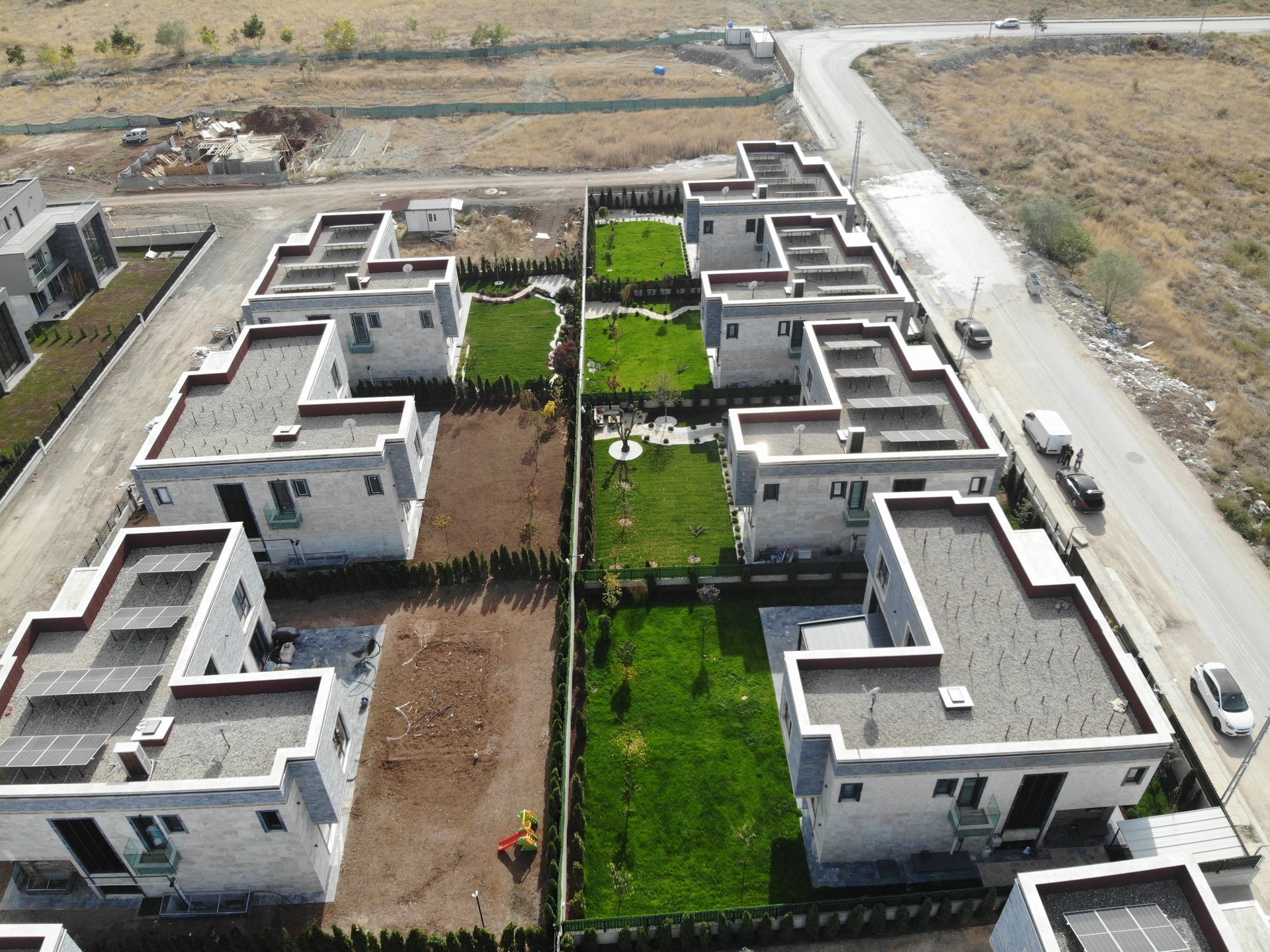 Ankara Beytepe La Perla Toplu Villa GES Projesi (80 kWp) - 2. fotoğraf küçük resmi