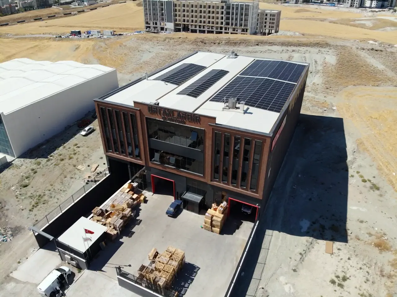 Ankara Yenimahalle Fabrika Çatı GES Projesi