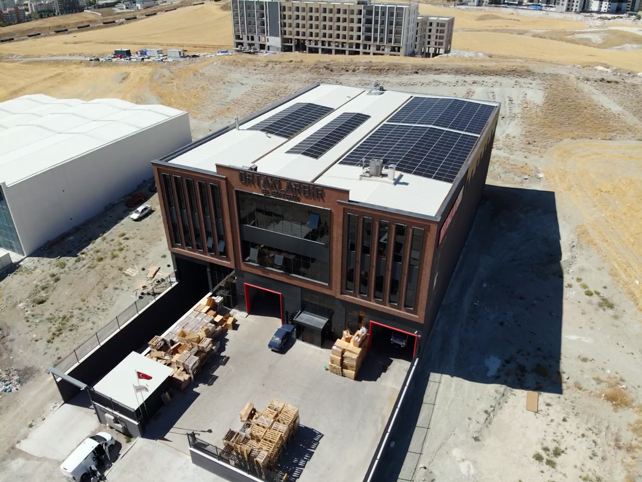 Ankara Yenimahalle Fabrika Çatı GES Projesi