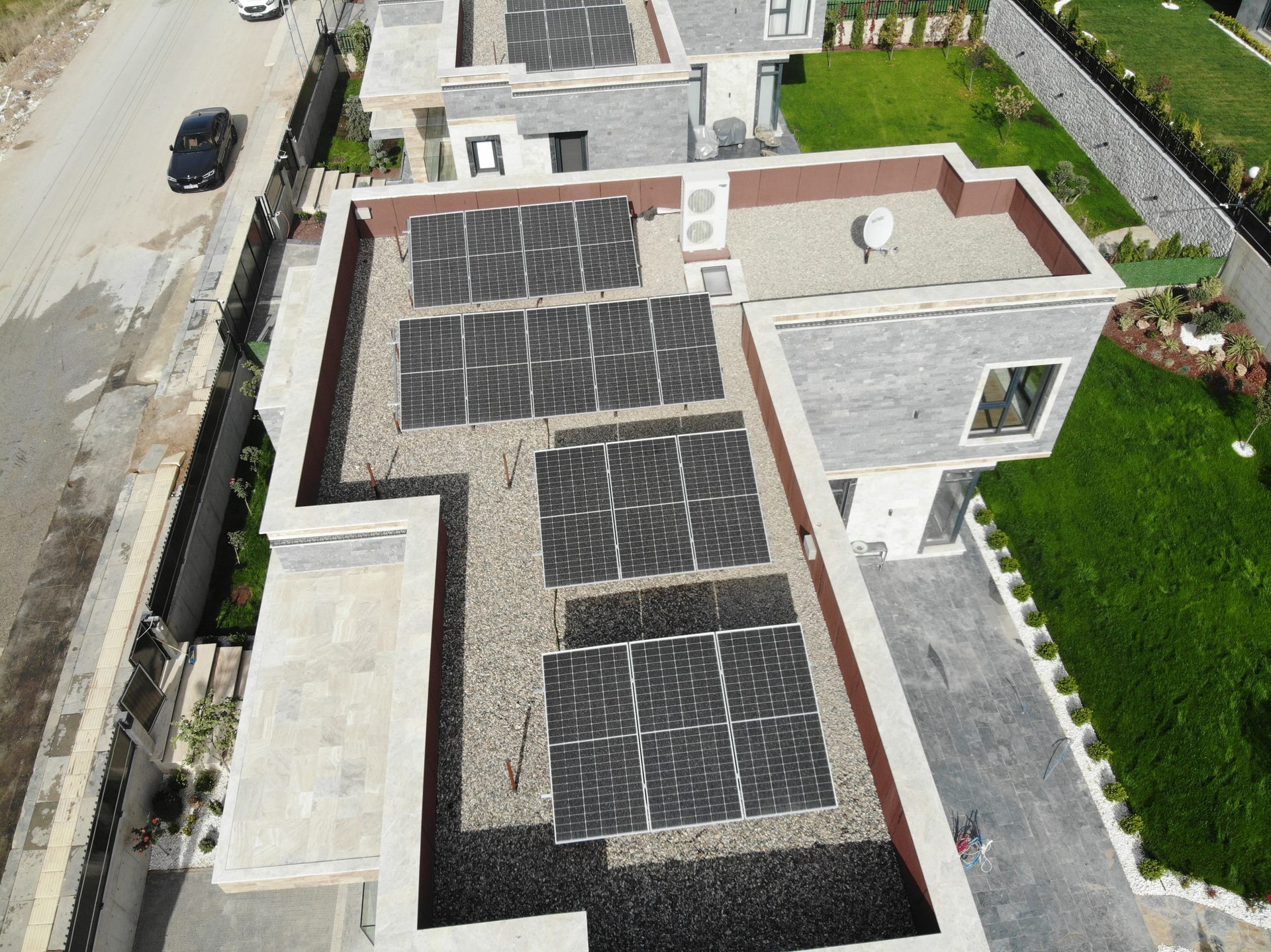Ankara Beytepe La Perla Toplu Villa GES Projesi (80 kWp) - 3. fotoğraf küçük resmi
