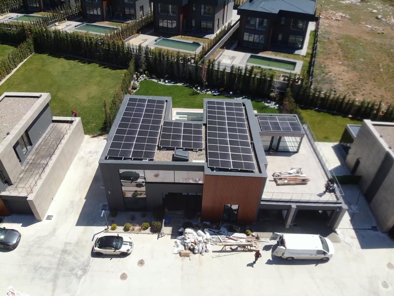 Ankara Gölbaşı İncek Villa GES ve Depolama Projesi - 1. fotoğraf
