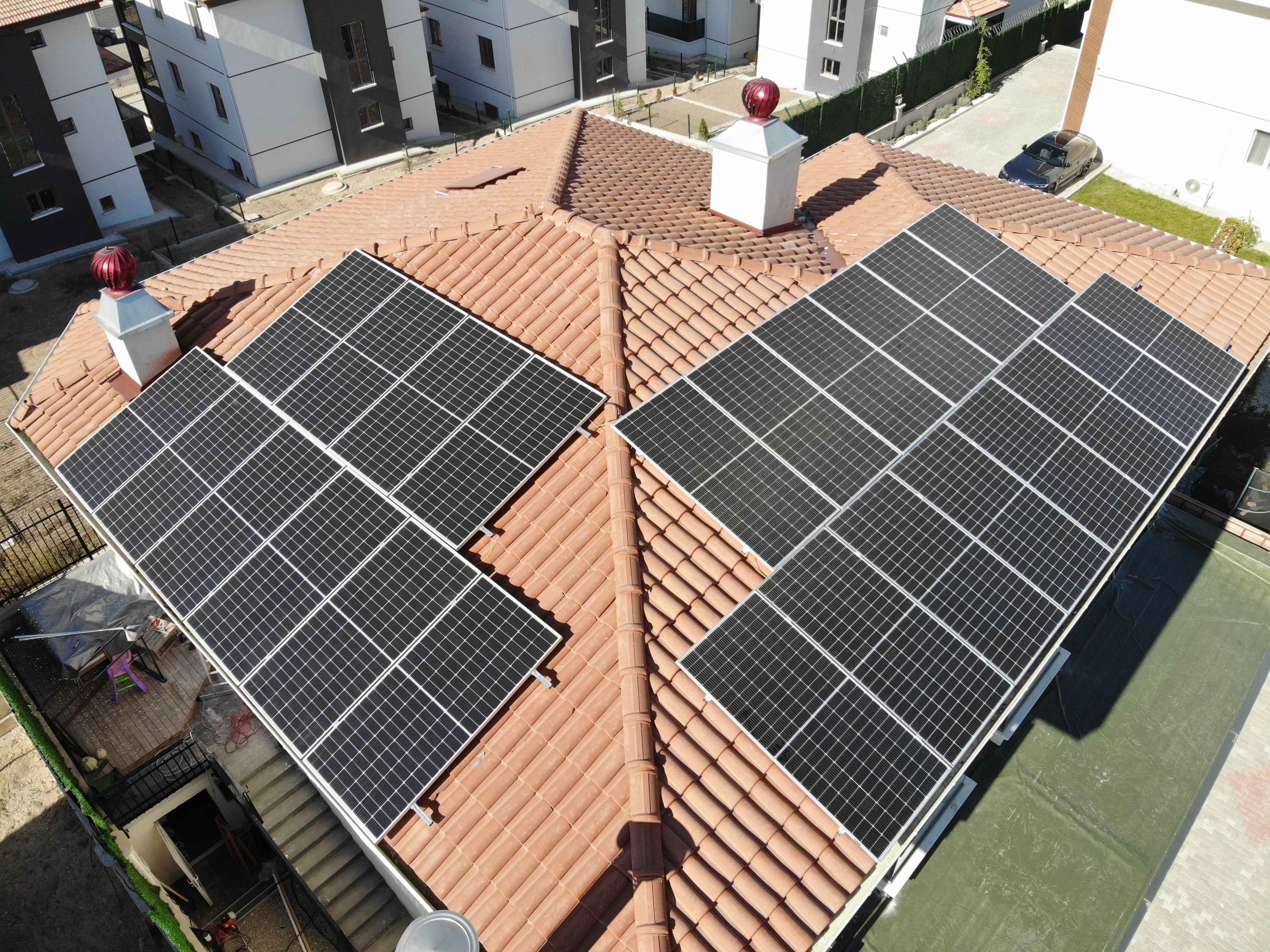 Ankara Bağlıca 10 kW On-Grid Villa GES Projesi