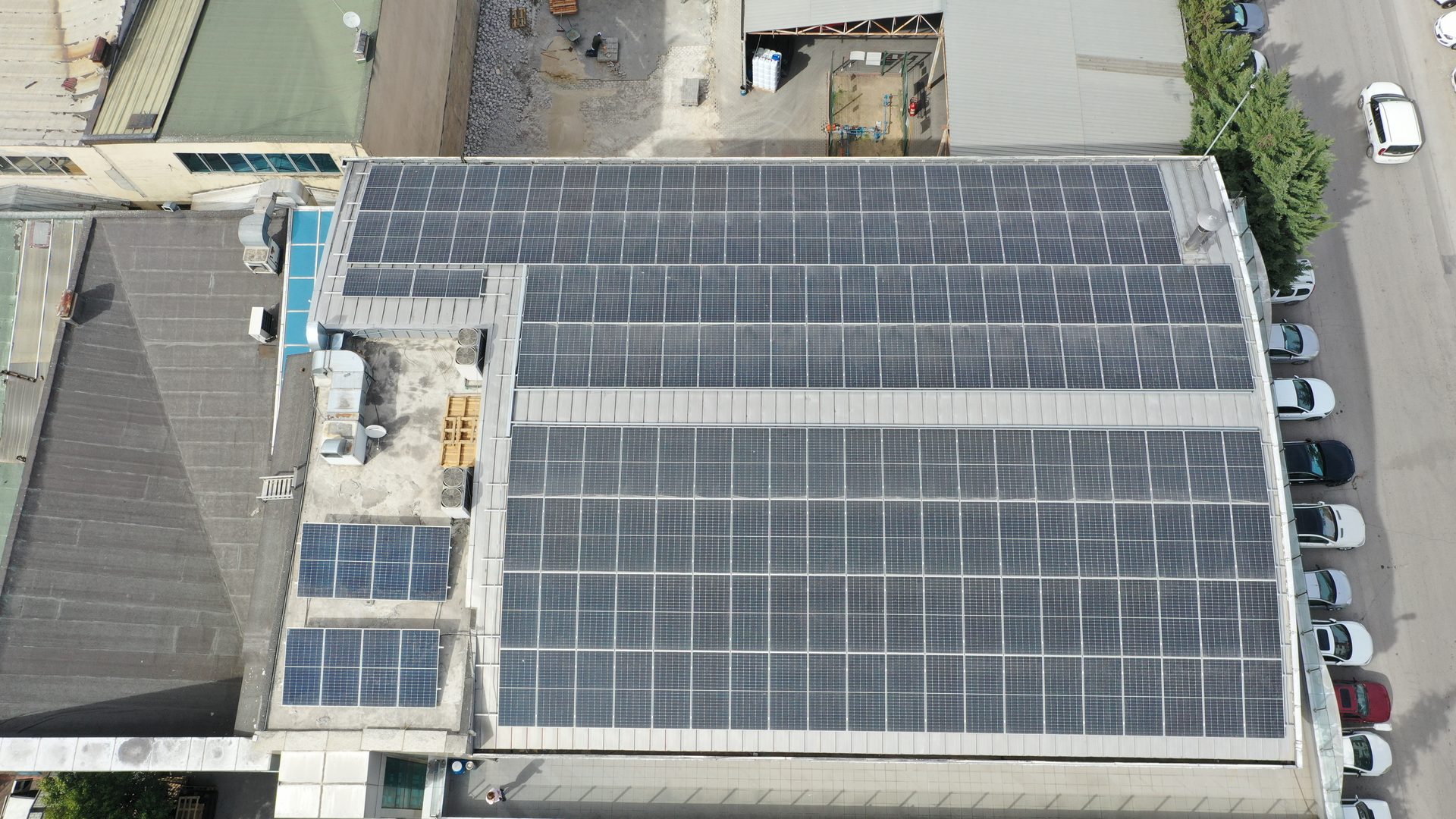 Ankara Yenimahalle 100 kW On-Grid Fabrika Çatı GES Projesi - 2. fotoğraf küçük resmi