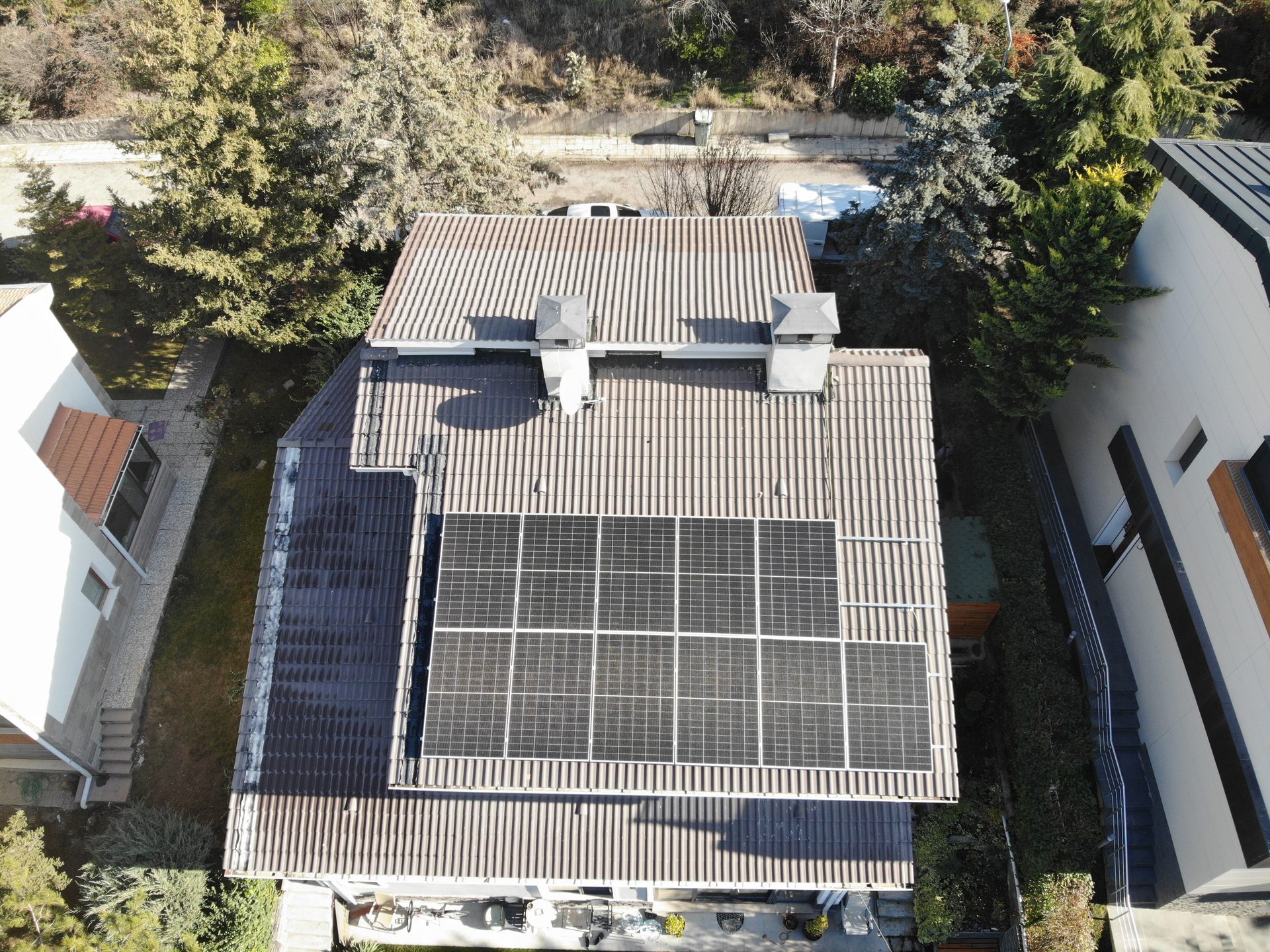 Ankara Çankaya Alacaatlı 6 kW On-Grid Hibrit GES Projesi