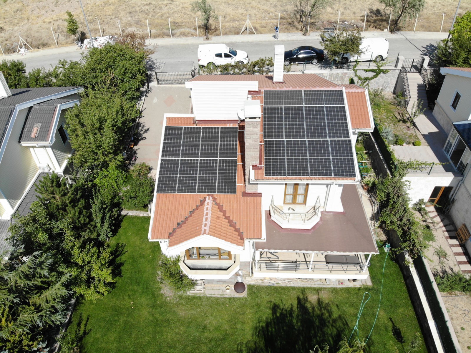 Ankara Villa Çatı GES Projesi - 1. fotoğraf