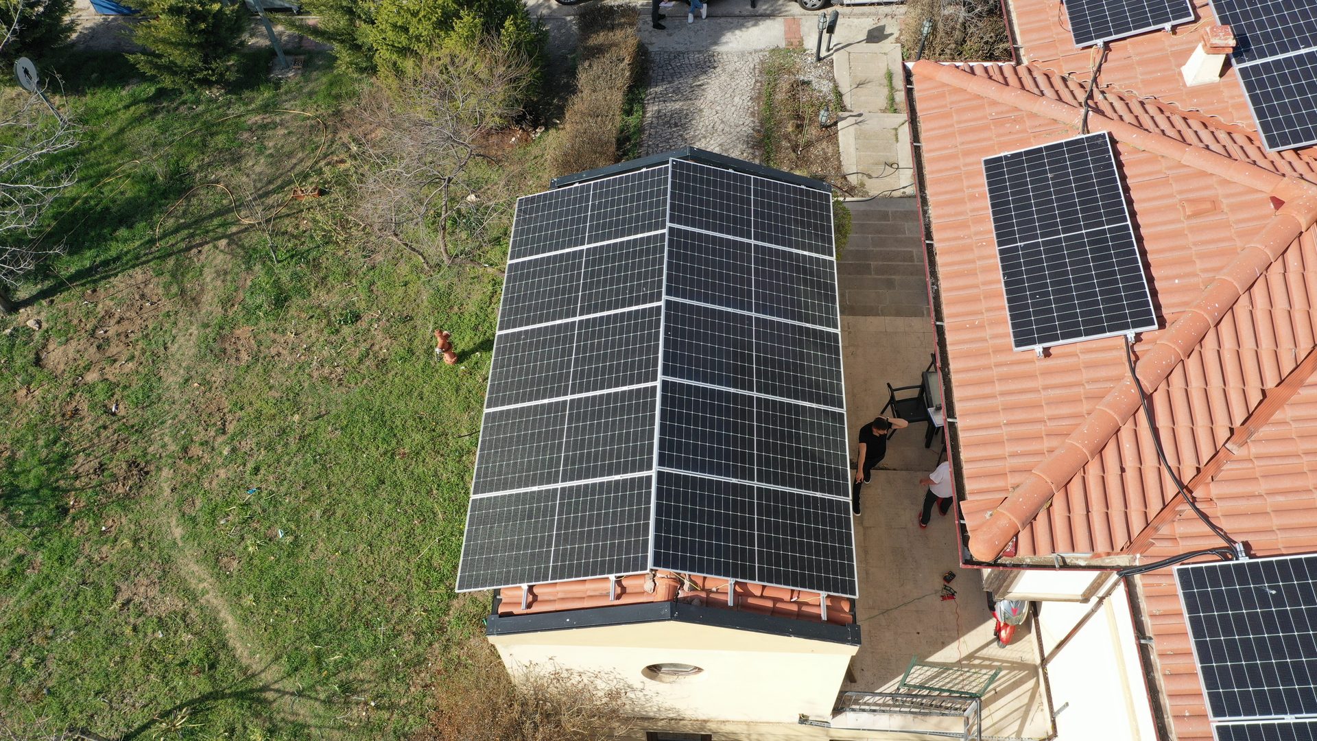 Ankara Gölbaşı 15 kW On-Grid Hibrit Lityum Bataryalı GES Projesi - 1. fotoğraf