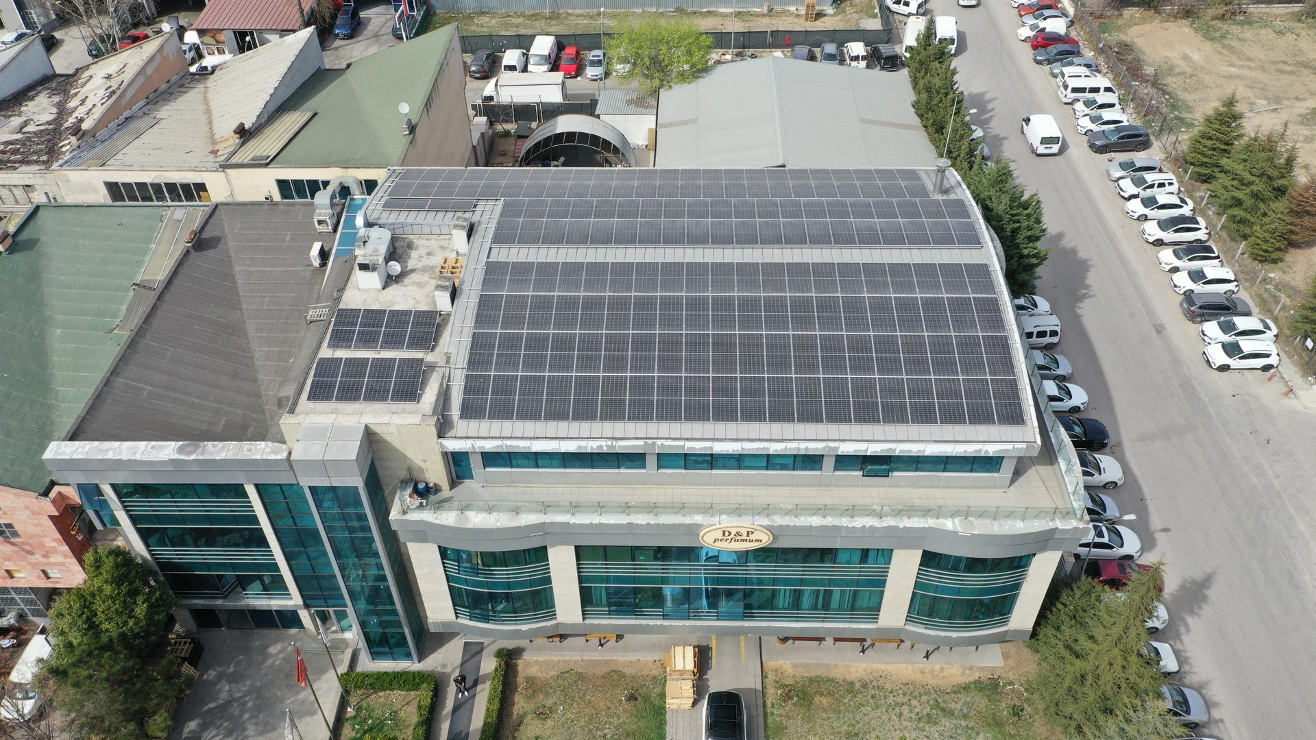 Ankara Yenimahalle 100 kW On-Grid Fabrika Çatı GES Projesi - 1. fotoğraf