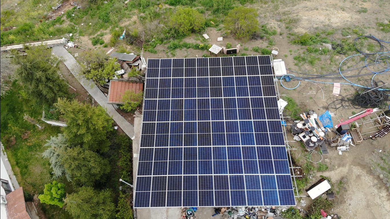 Ankara Ayaş Butik Otel 30 kWp Hibrit GES ve Batarya Projesi - 1. fotoğraf