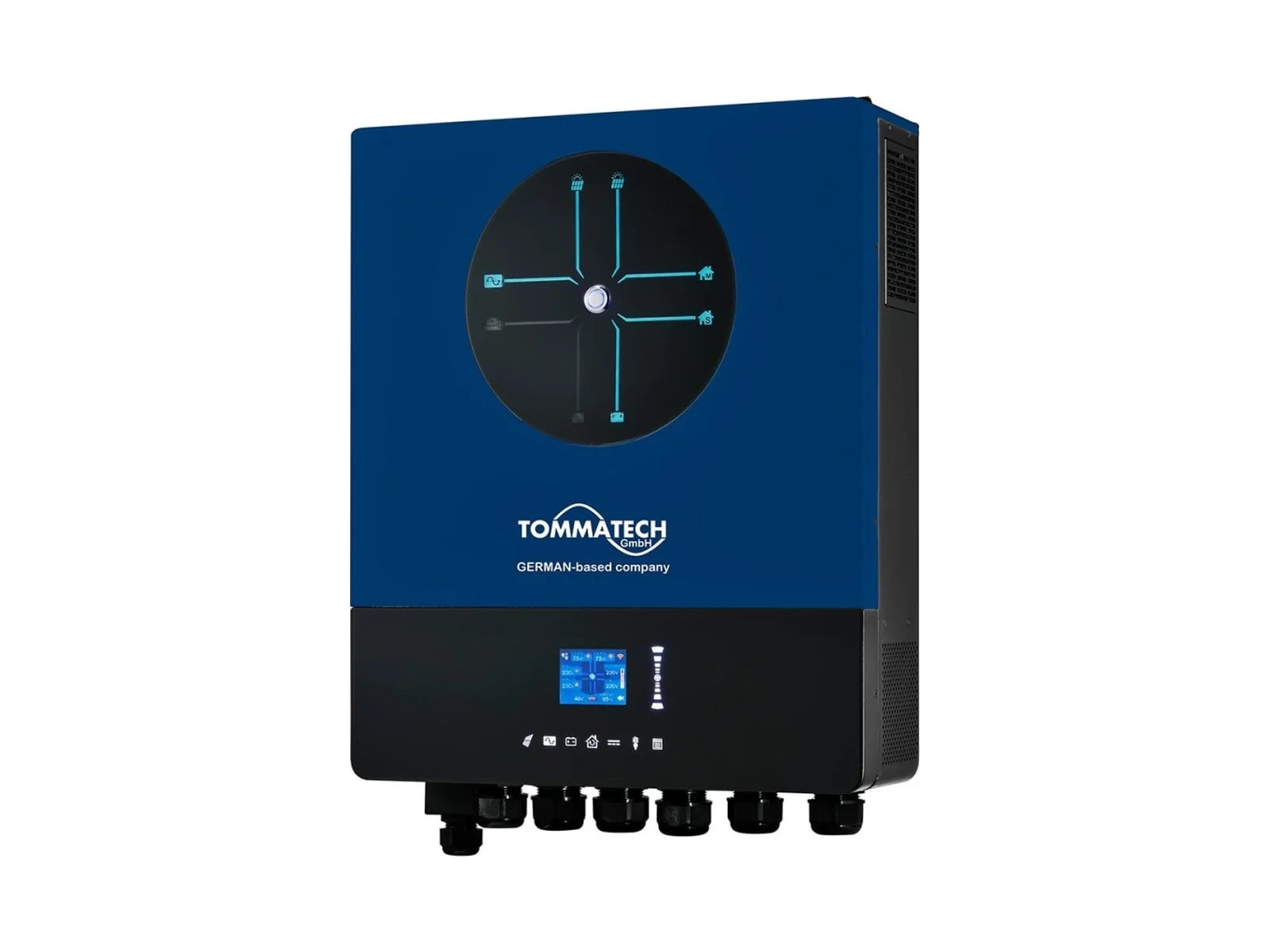 TommaTech 11 kW Monofaze Off Grid Hibrit İnverter + 10,44 kWh Lityum Batarya Paketi – görsel 2